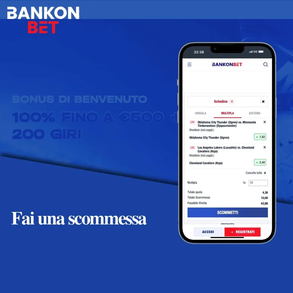 Come piazzare una scommessa